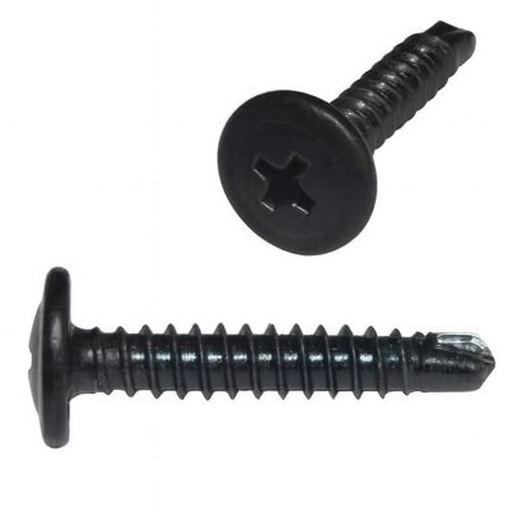 8-18 X 1 PH MOD TRUSS SDS   BLK OXIDE &amp; WAX